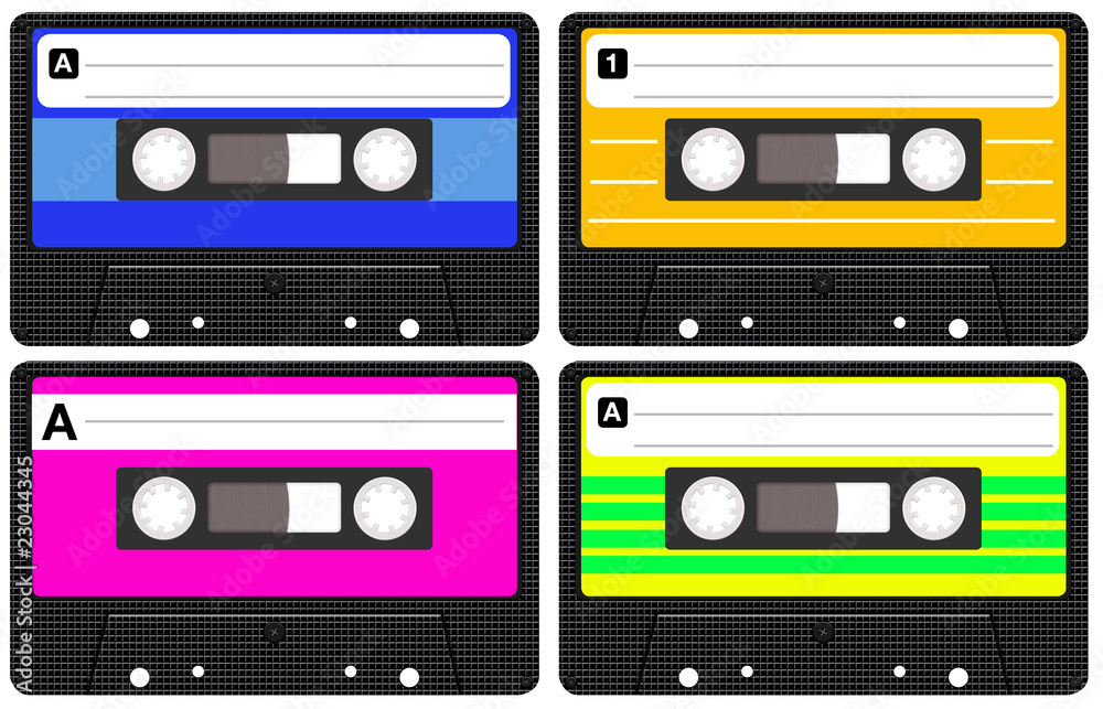 Fototapeta premium audio tapes