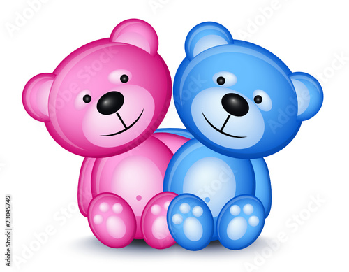 Teddy bear couple