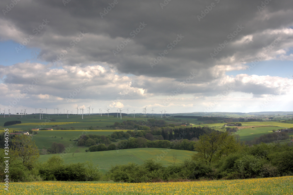 Obraz premium wind turbines in germany