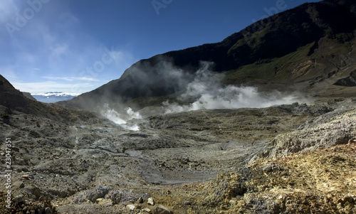 Mount Papandayan Volcanic Crater