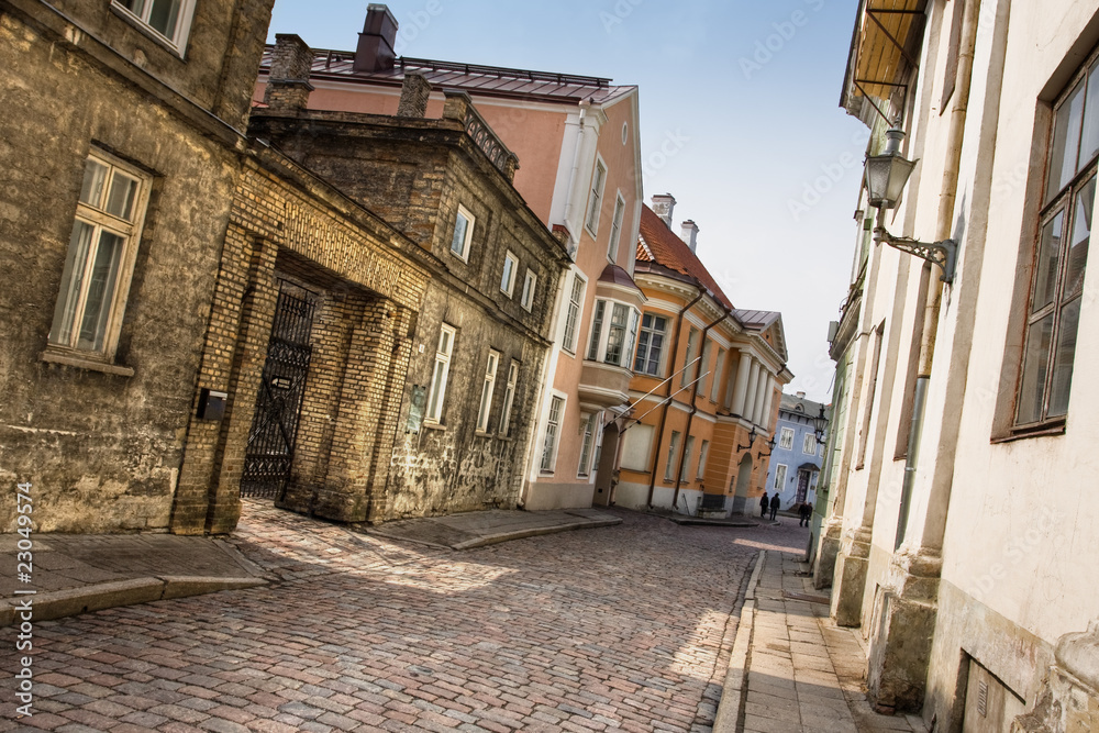 View on Old city of Tallinn. Estonia