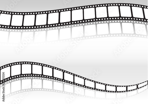 Vector film strip background  set