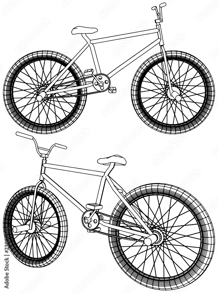 Bicycle Vector 02