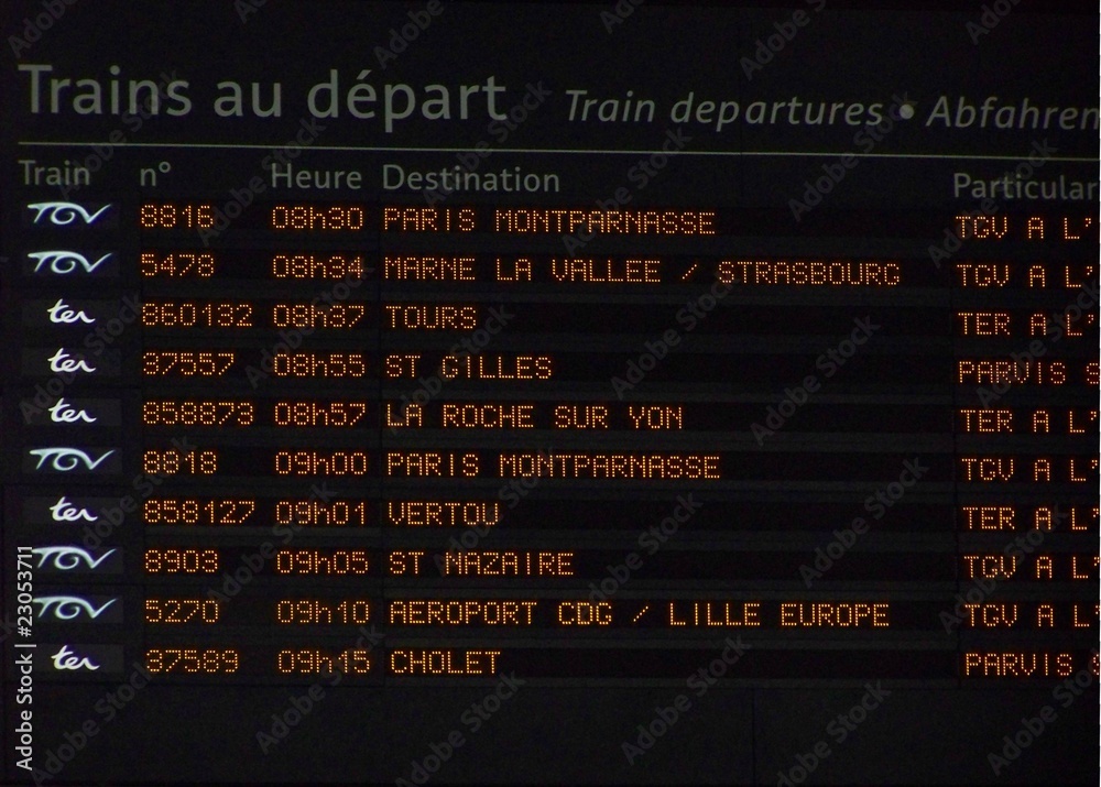 Obraz premium Nantes - Gare sud