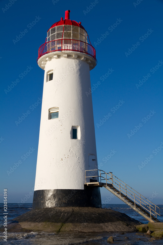 Point of Ayr Lighthouse, Wales UK