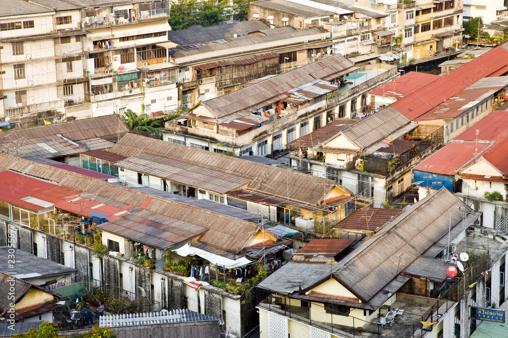 slum in bangkok