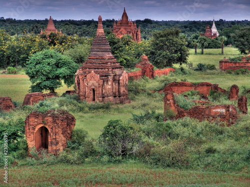 Myanmar  Bagan - Aerial view nb.2