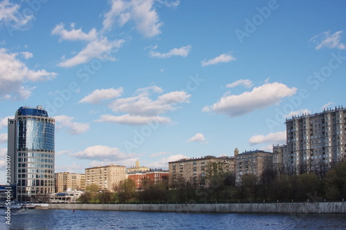 Photography the beautiful town landscape is in Moscow
