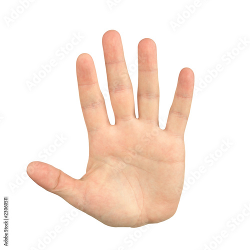 palm hand gesture