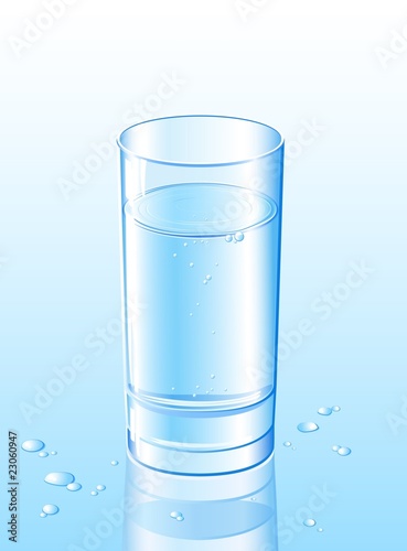 Water in glass