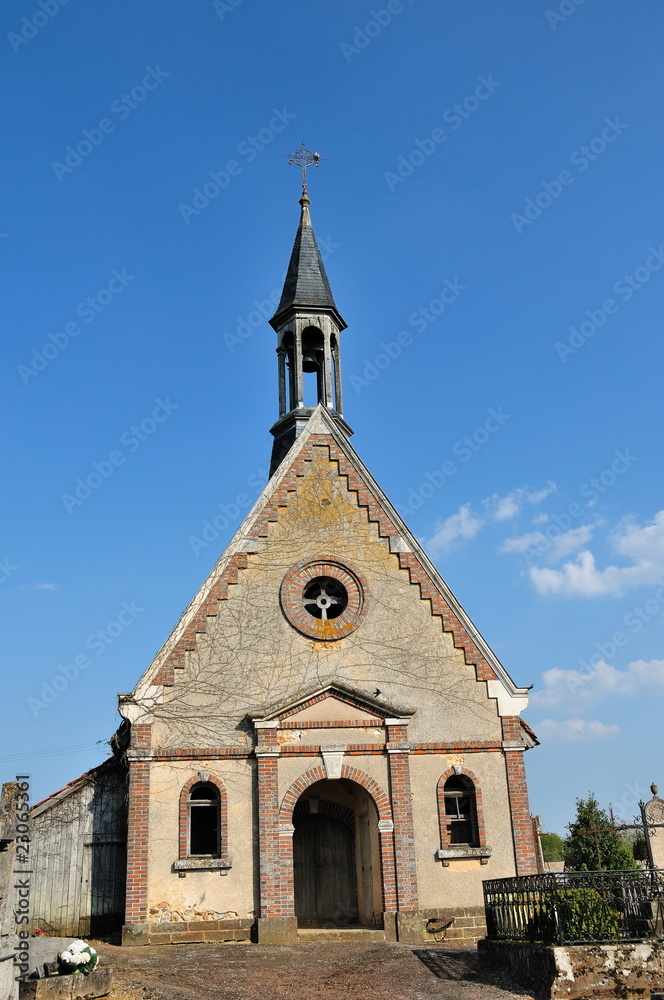 Fototapeta premium Saint-Fargeau, la chapelle Sainte-Anne (89)