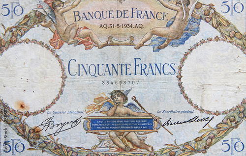 Cinquante francs photo