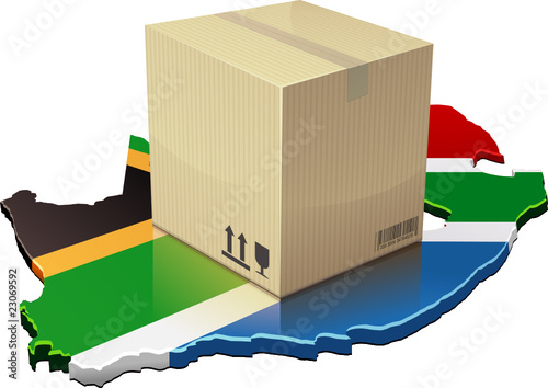 Livraison en Afrique du Sud (détouré)