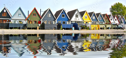 Maisons danoises à Odense photo
