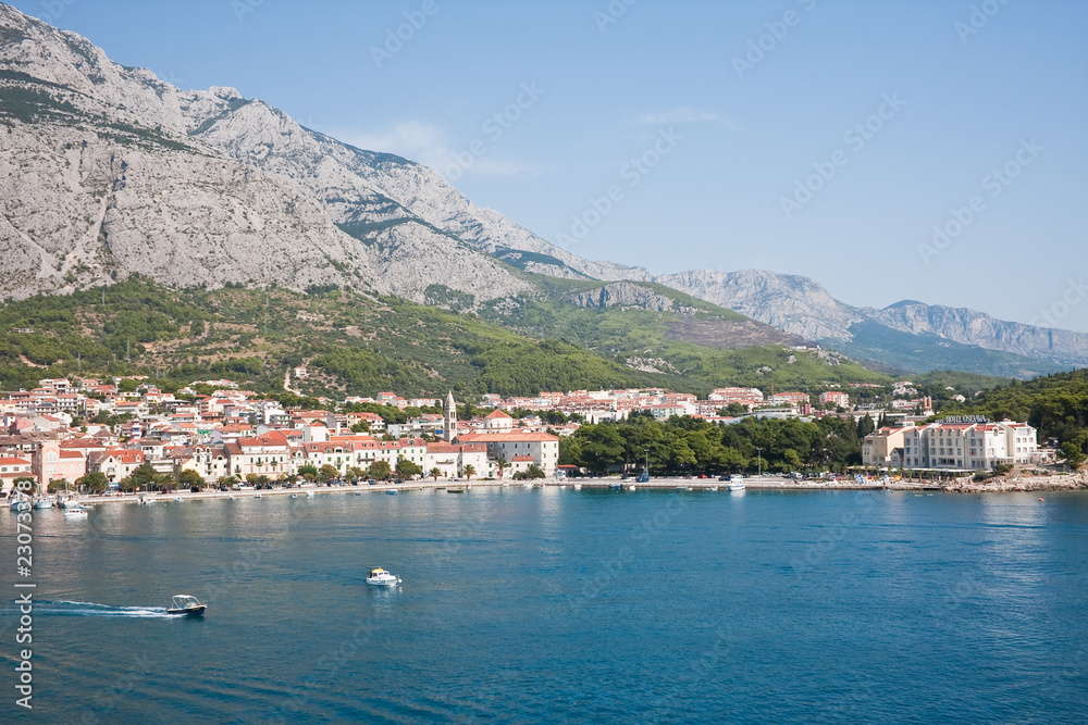 Resort Makarska. Adriatic Sea. Croatia