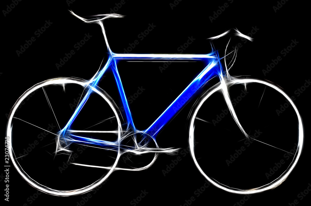 Fahrrad Skizze Stock-Illustration | Adobe Stock