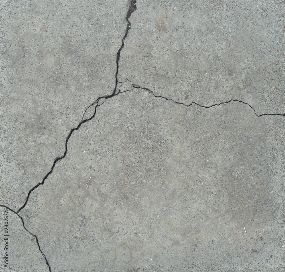 Obraz premium elegant split carck in gray stone