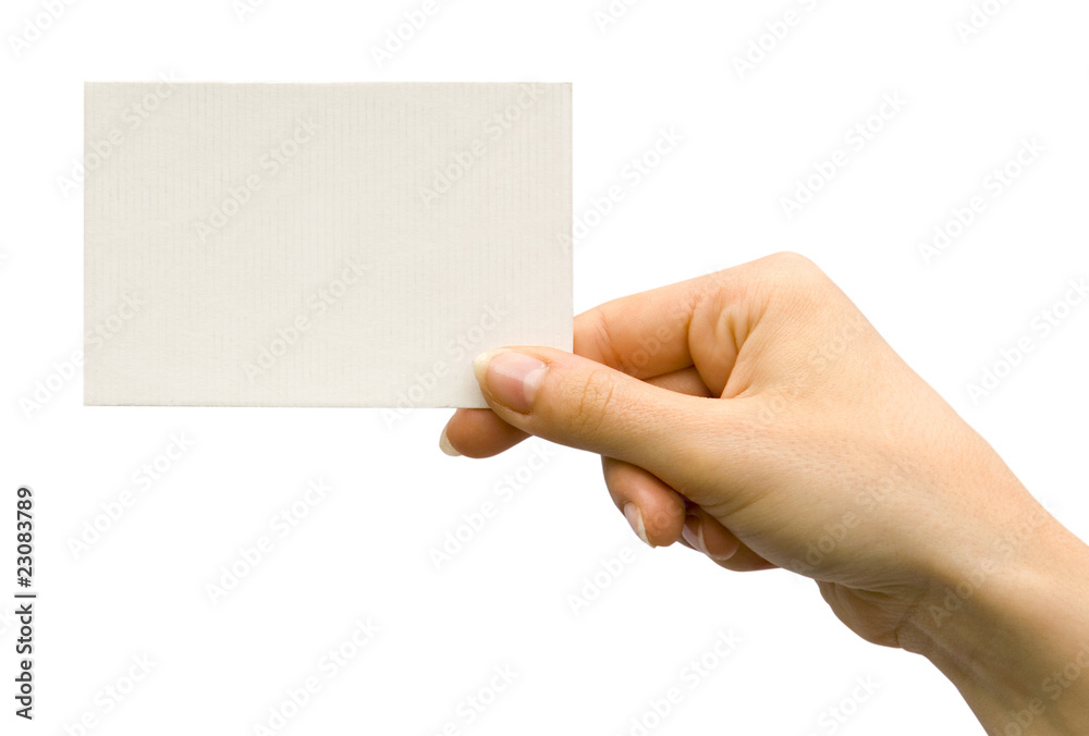 Obraz premium Card in hand