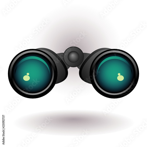 Black binoculars
