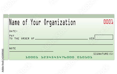 Bank check