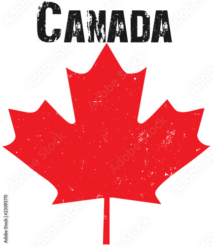 Grunge Canadian Emblem