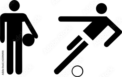 football players vector illustration