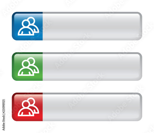 Foto web navigation, web buttons, vector illustration