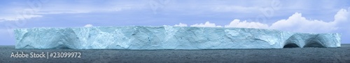 Antarctic ice island in atlantic ocean. Hi resolution 54 MP