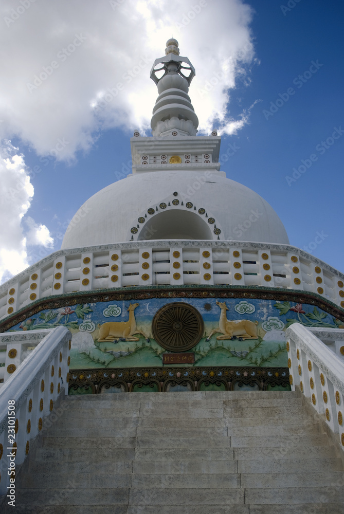 Shanti Stupa, Leh, Ladakh, India