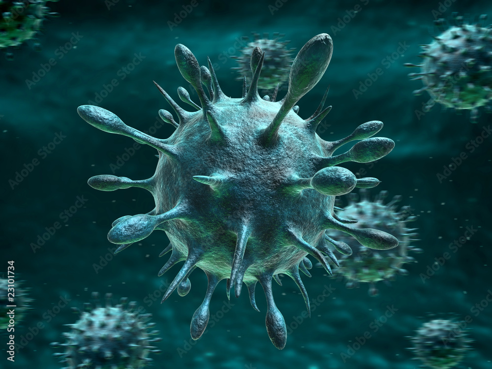 isolierter Virus isolierter Virus