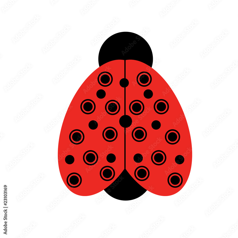 Obraz premium red fly