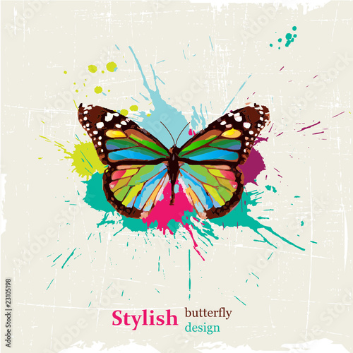 Stylish butterfly design