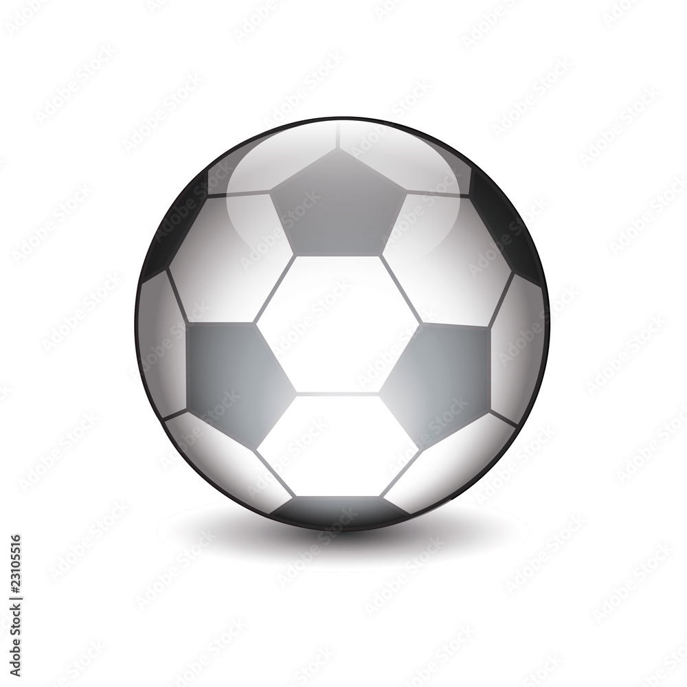 Obraz premium pallone calcio luminoso