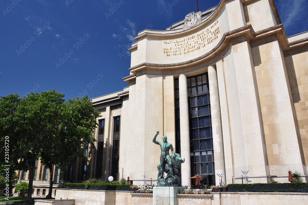 Fototapeta premium Palais de Chaillot, Paris