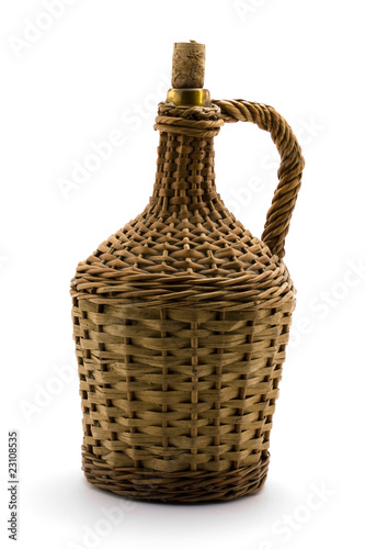 Canvastavla Wattle bottle isolated
