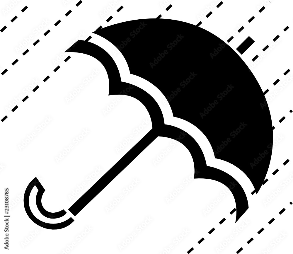 umbrella vector illustration Stock Vector | Adobe Stock