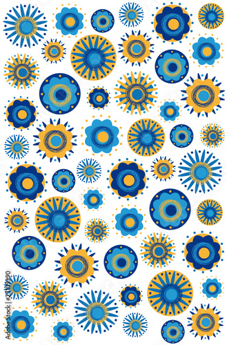 flores azules