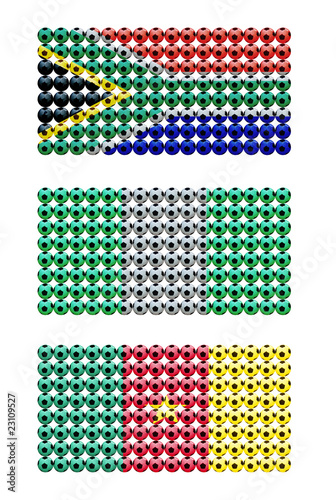 balls flags