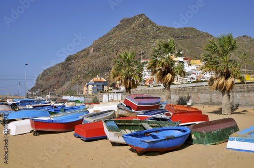 Port de San Andres sur la plage de Teresitas à Tenerife