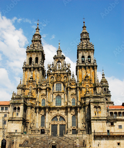 Obraz na płótnie Catedral de Santiago de Compostela w salonie