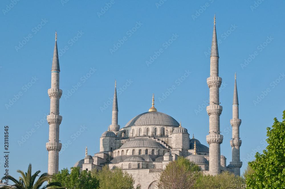The Minarets of the Blue Mosque, Istanbul