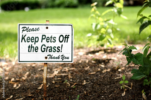 Keep Pets Out of Grass