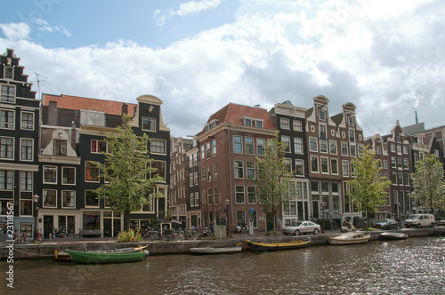 A channel in Amsterdam