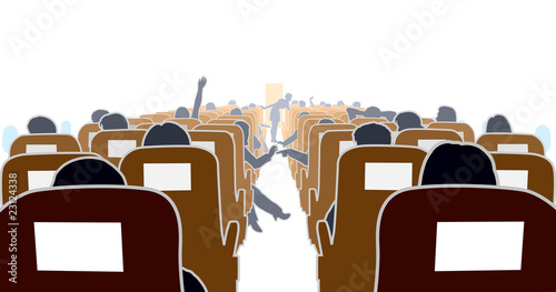 Airplane interior