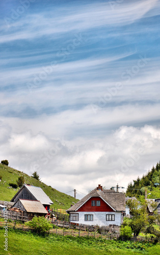 Wallpaper Mural House in the mountains in Fundatica, Romania Torontodigital.ca