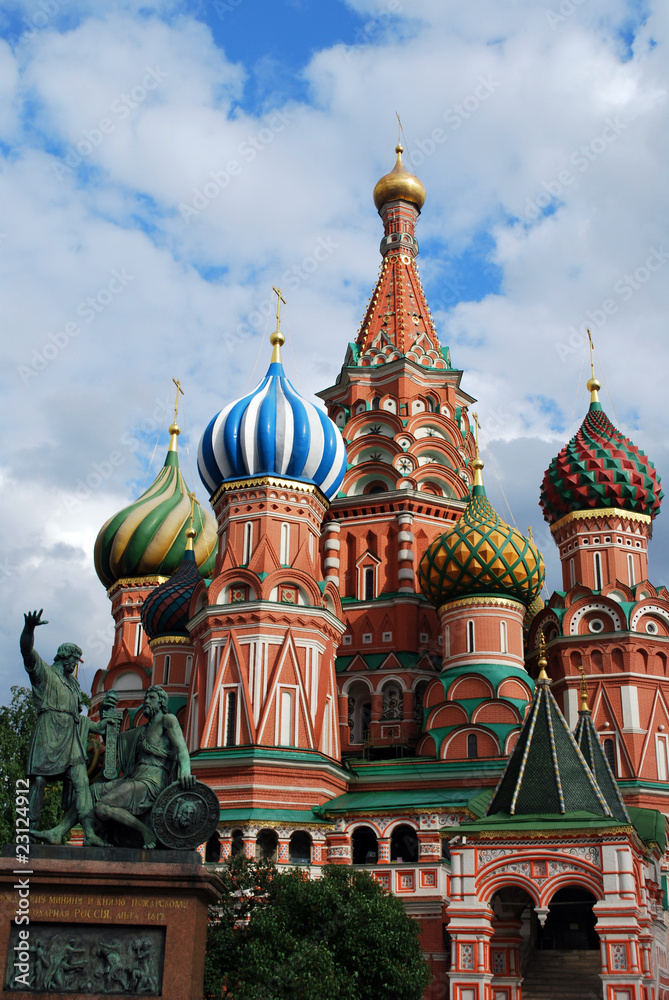 Les couleurs de Saint Basile à Moscou