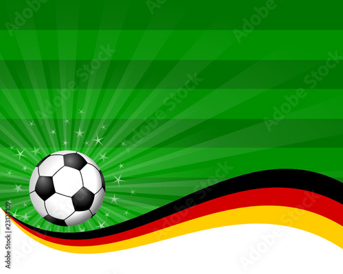 plakat fussball(feld) deutschland I