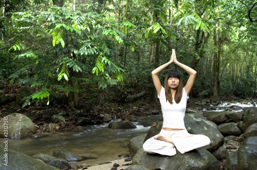 Canvas Print yoga