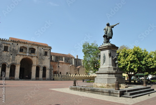 columbus and cathedral, santo domingo