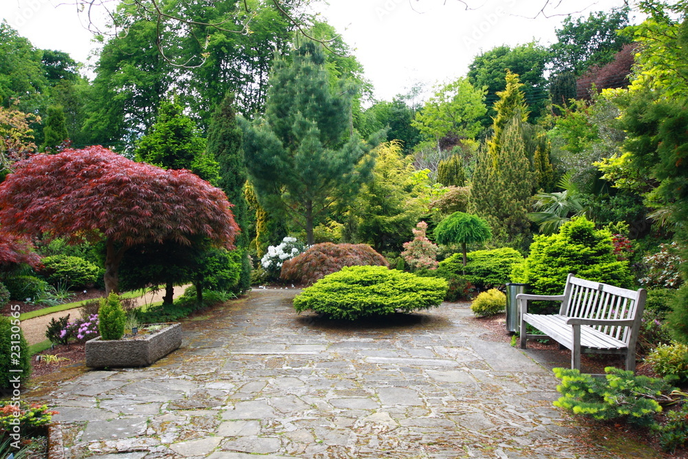 Lovely spring garden